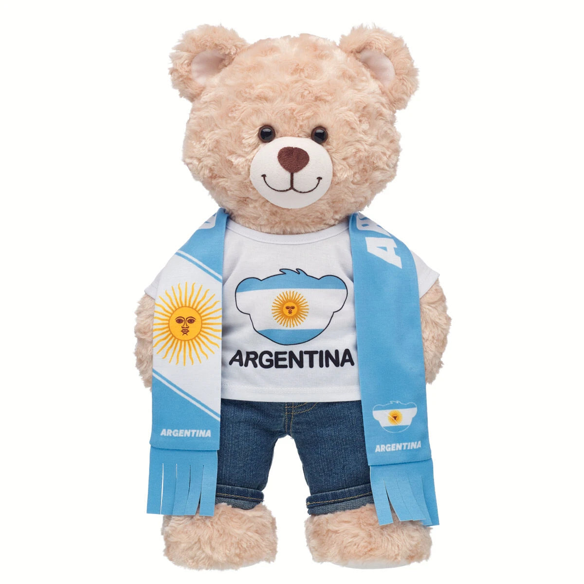 Argentina Scarf & T-Shirt Set | Build-A-Bear - US 0769