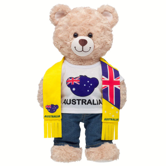 Australia Scarf & T-Shirt Set | Build-A-Bear - US 8173