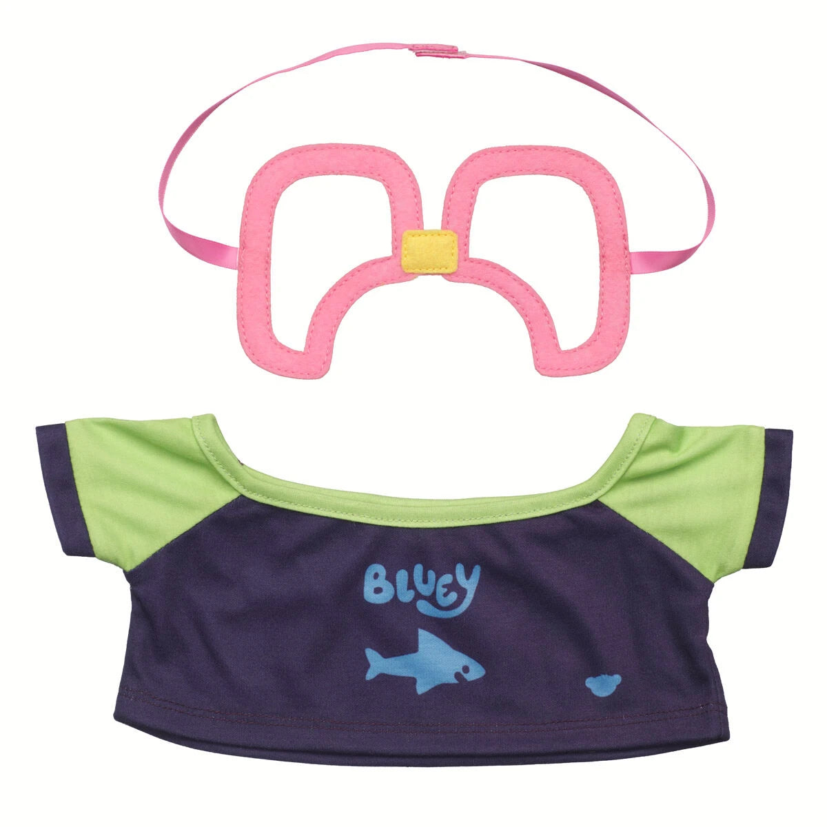 Bluey Swim Shirt & Goggle Set | Build-A-Bear - US 0086