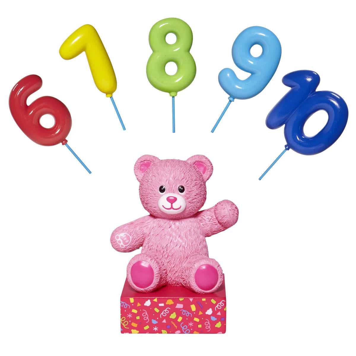 Build-A-Bear® Pink Bear Base with CeleBEARate Balloon Inserts (6-10) - US 9779