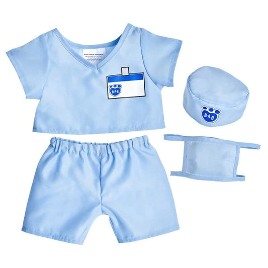 Blue Scrubs 4 pc. for Stuffed Animals | Build-A-Bear® - US 9253