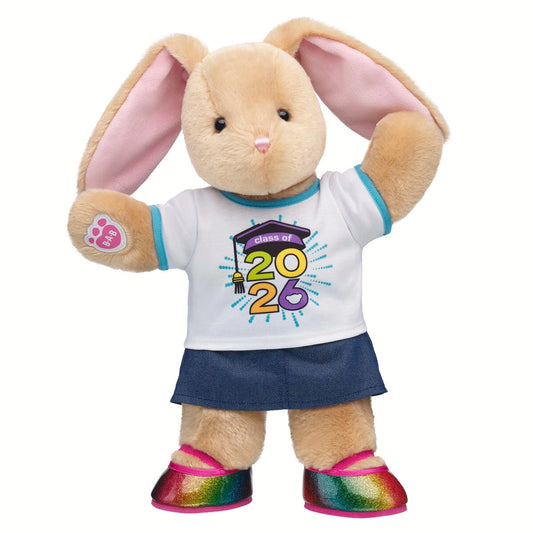 Pawlette Bunny Plush Class of 2026 Graduation Gift Set | Build-A-Bear - US 3614