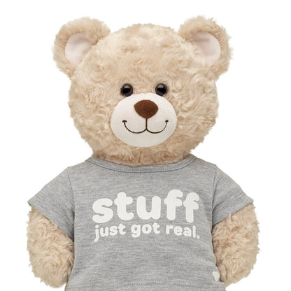"Stuff Just Got Real" T-Shirt for Plush Toys | Build-A-Bear® - US 5480
