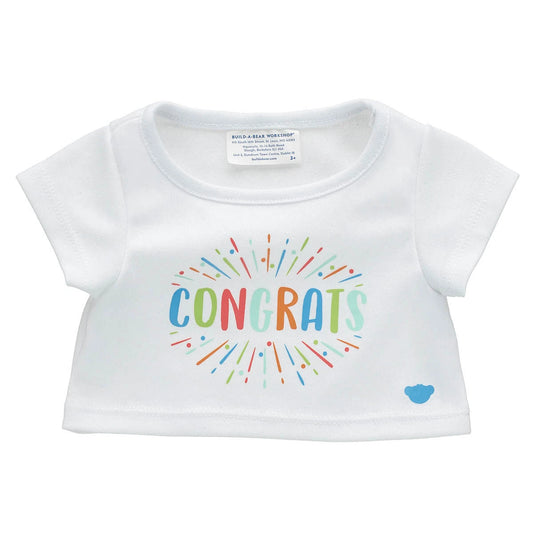 Congrats Plush Toy T-Shirt | Build-A-Bear® - US 2260