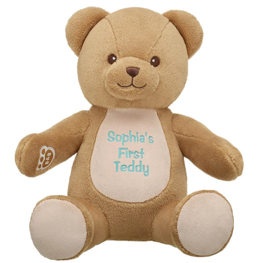Embroidered Baby Brown Teddy Bear | Build-A-Bear® - US 1671