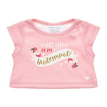"Will You Be My Bridesmaid?" T-Shirt for Stuffed Animals | Build-A-Bear® - US 2148