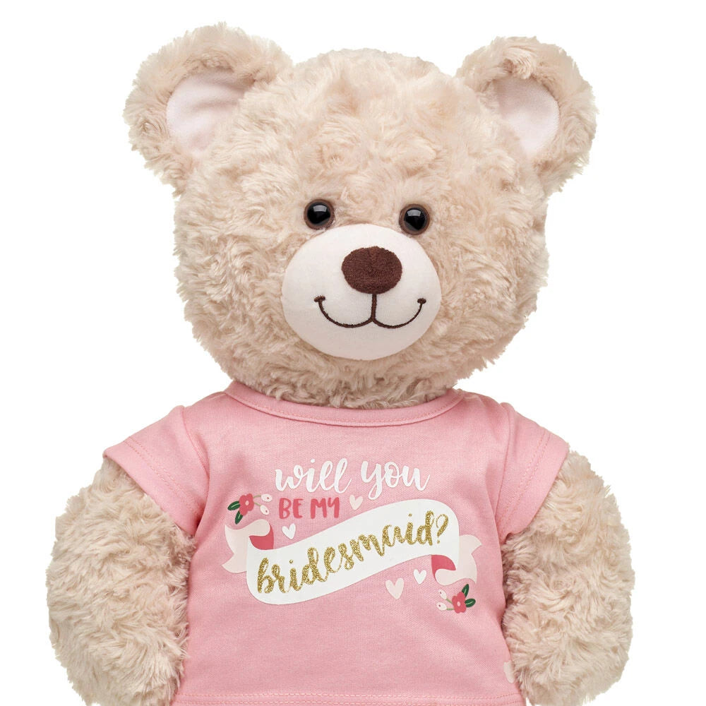 "Will You Be My Bridesmaid?" T-Shirt for Stuffed Animals | Build-A-Bear® - US 5503