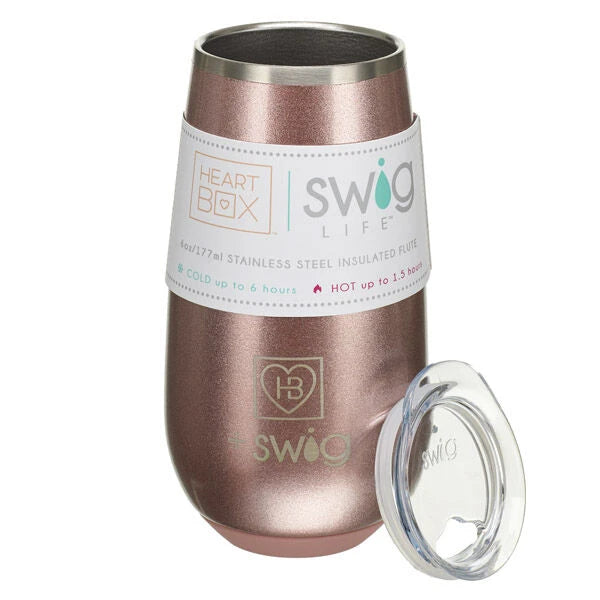 6 oz. HeartBox x Swig Life Stemless Flute | Build-A-Bear® - US 6222
