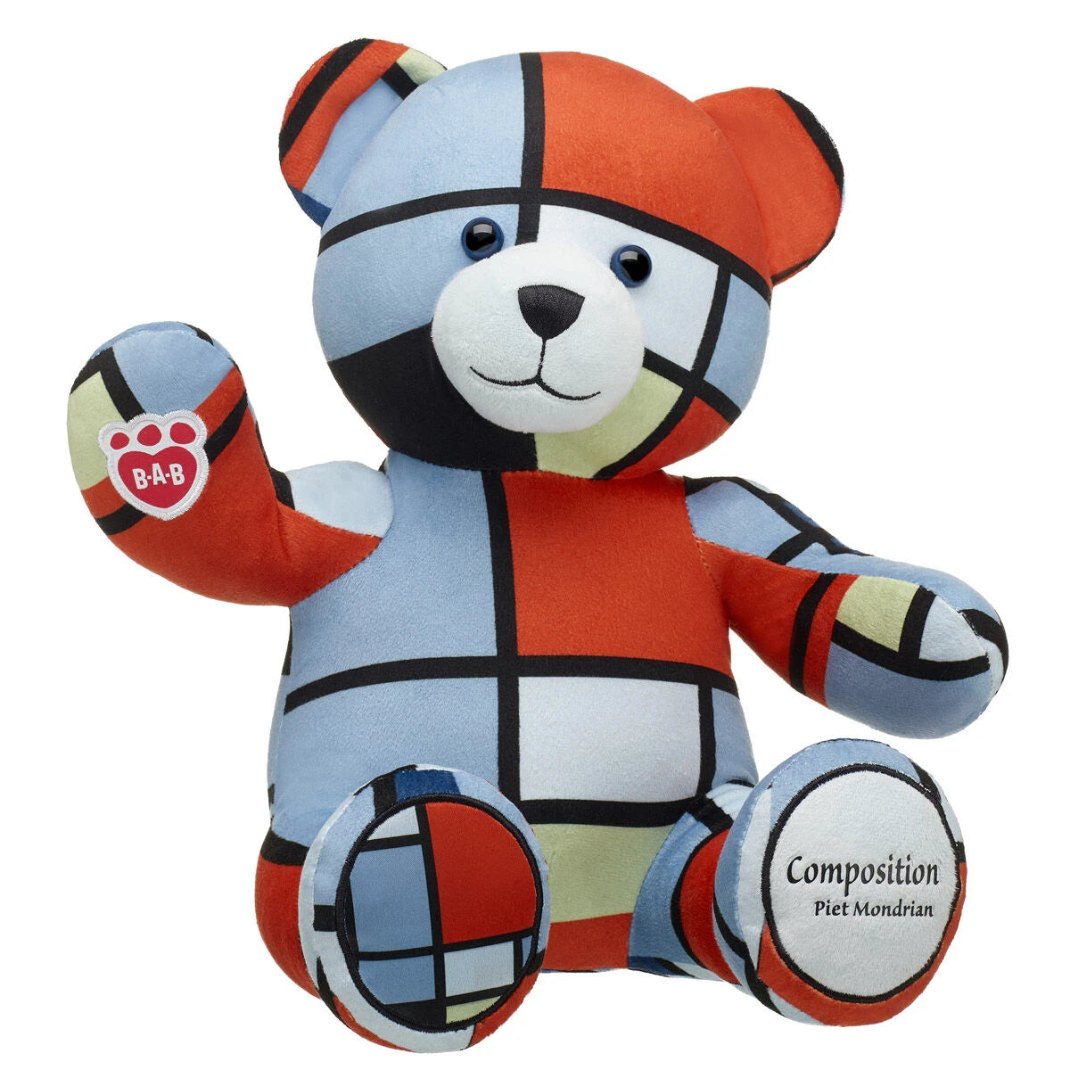 Piet Mondrian Composition Teddy Bear - US 3762