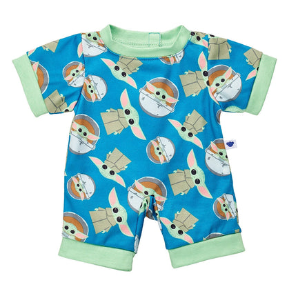 Happy Hugs Teddy Bear with Star Wars Grogu™ Sleeper &amp; Slippers Gift Set | Build-A-Bear® - US 2747