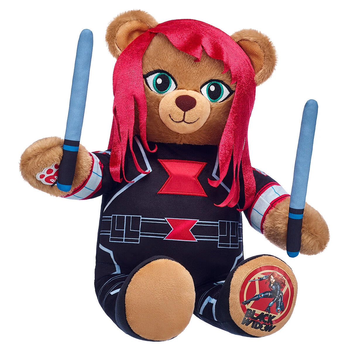 Marvel Black Widow Inspired Teddy Bear | Build-A-Bear® - US 6625
