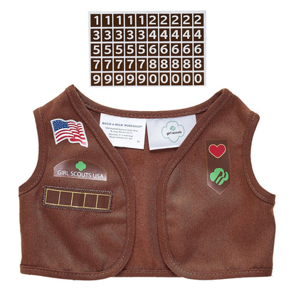 Girl Scout Cookie Teddy Bear Brownie Gift Set | BAB - US 9876