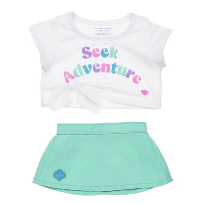 Girl Scout "Seek Adventure" Skirt Set for Stuffed Animals | Build-A-Bear® - US 0011