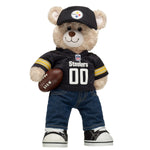 Pittsburgh Steelers Happy Hugs Teddy Bear Hat &amp; Football Set - US 3520