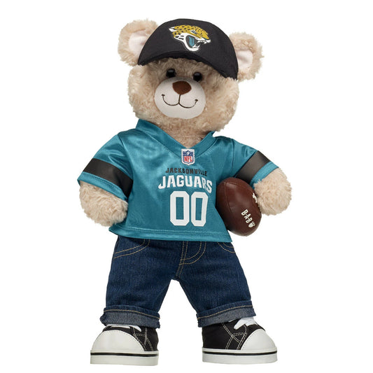 Jacksonville Jaguars Happy Hugs Football Teddy Bear Gift Set - US 4836