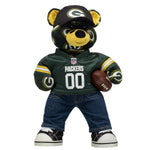 Green Bay Packers Fan Hat Teddy Bear Gift Set - US 6405