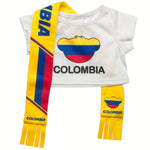 Colombia Scarf &amp; T-Shirt Set | Build-A-Bear - US 6523