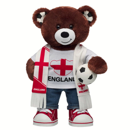 Let's Goal Bear England Gift Set | Build-A-Bear - US 8838