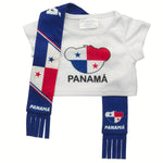 Panama Scarf &amp; T-Shirt Set | Build-A-Bear - US 8850