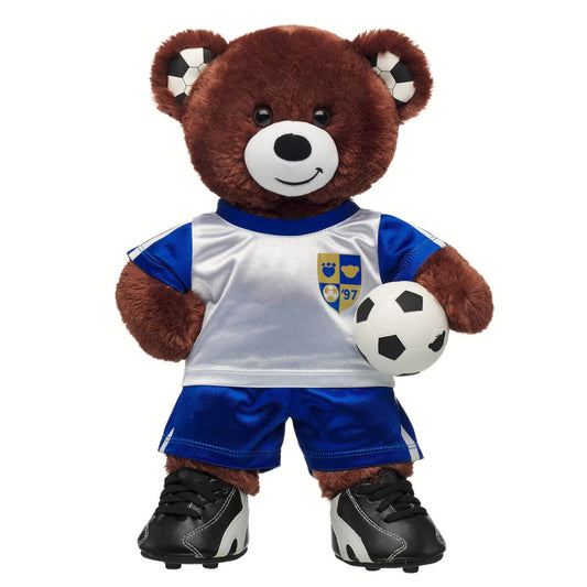 Let's Goal Bear Blue Soccer Uniform Gift Set | BAB - US 3979