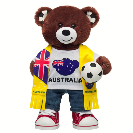 Let's Goal Bear Australia Gift Set | Build-A-Bear - US 6759