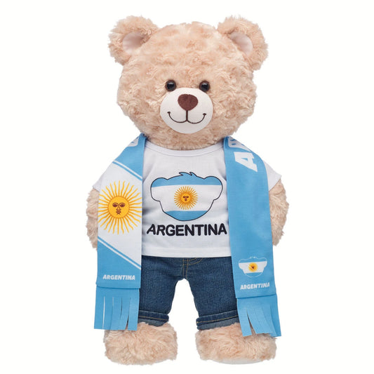 Argentina Scarf &amp; T-Shirt Set | Build-A-Bear - US 6267