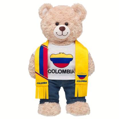 Colombia Scarf &amp; T-Shirt Set | Build-A-Bear - US 2383