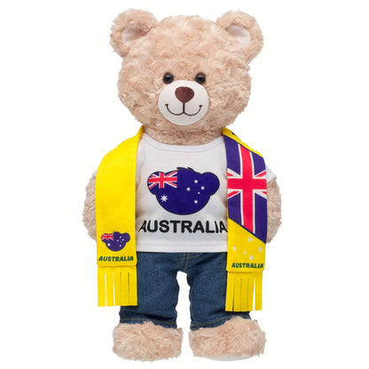 Australia Scarf &amp; T-Shirt Set | Build-A-Bear - US 3818