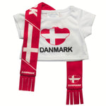 Denmark Scarf &amp; T-Shirt Set | Build-A-Bear - US 3826