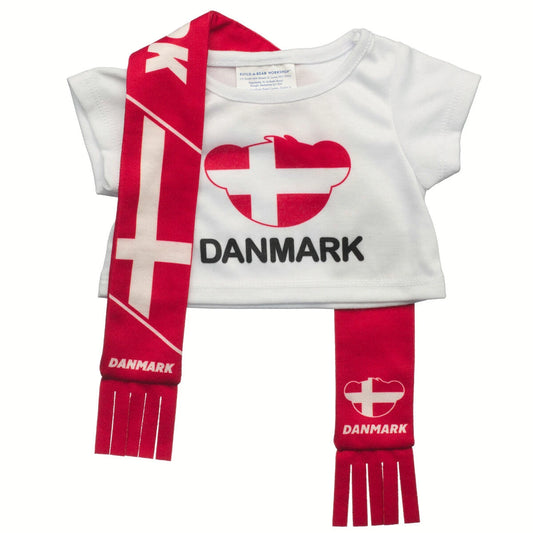 Denmark Scarf &amp; T-Shirt Set | Build-A-Bear - US 6807