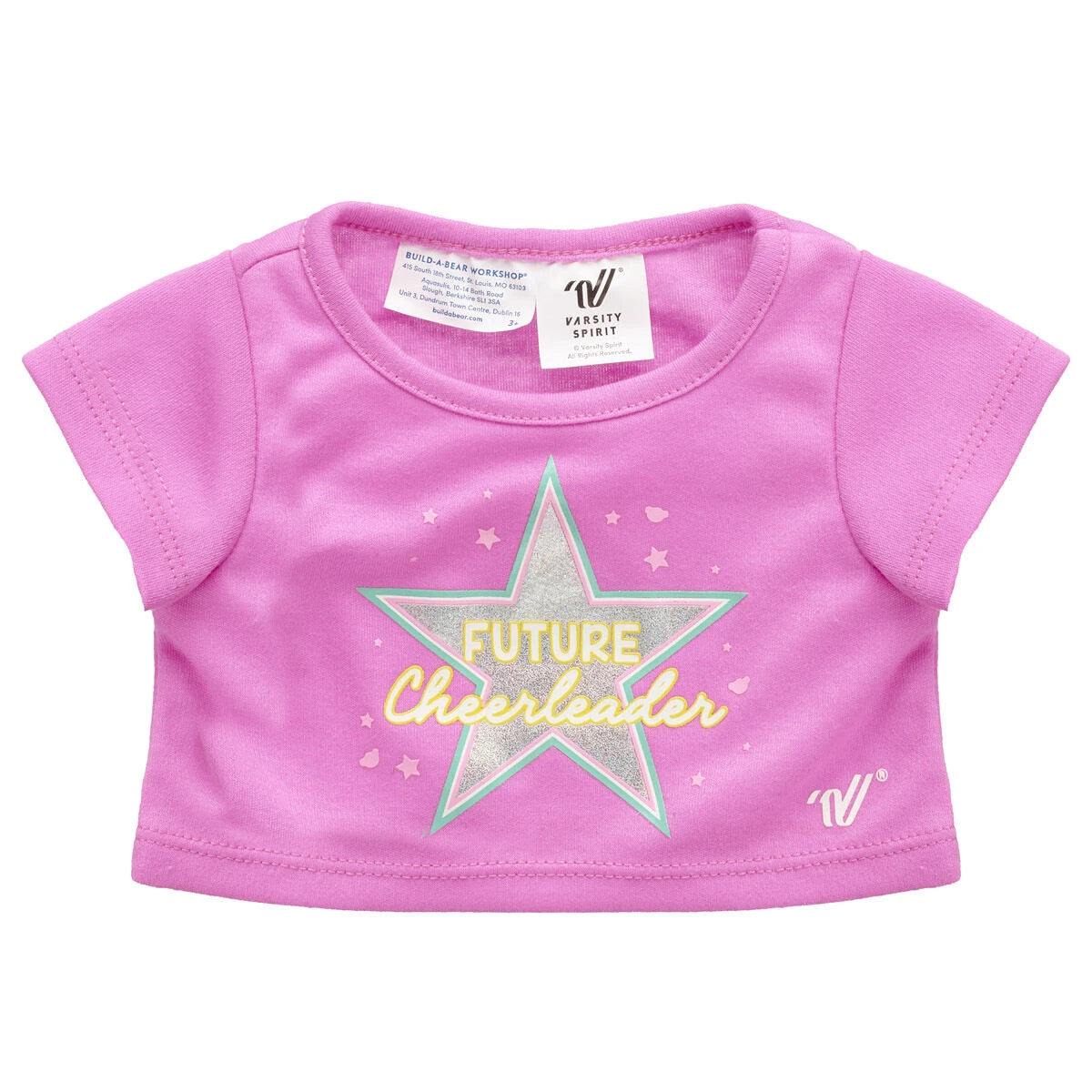 Online-Only Varsity Spirit Future Cheerleader Tee | Build-A-Bear® - US 3765