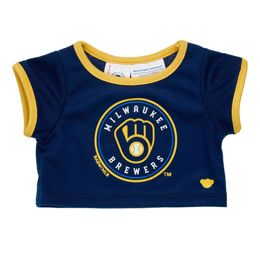 Milwaukee Brewers™ Baseball T-Shirt for Stuffed Animals | Build-A-Bear® - US 3079