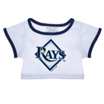 Tampa Bay Rays™ White &amp; Blue Ringer T-Shirt for Stuffed Animals | Build-A-Bear® - US 4481