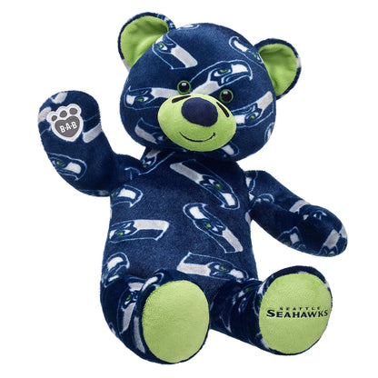 Seattle Seahawks Teddy Bear | Build-A-Bear® - US 0679