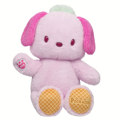 Sanrio Hello Kitty &amp; Friends Strawberry Ice Cream Pochacco Plush | Build-A-Bear - US 8690