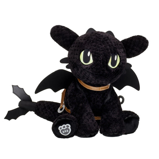 How to Train Your Dragon Toothless Plush &amp; Saddle | Build-A-Bear® - US 2432