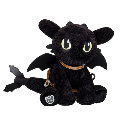How to Train Your Dragon Toothless Plush &amp; Saddle | Build-A-Bear® - US 8121