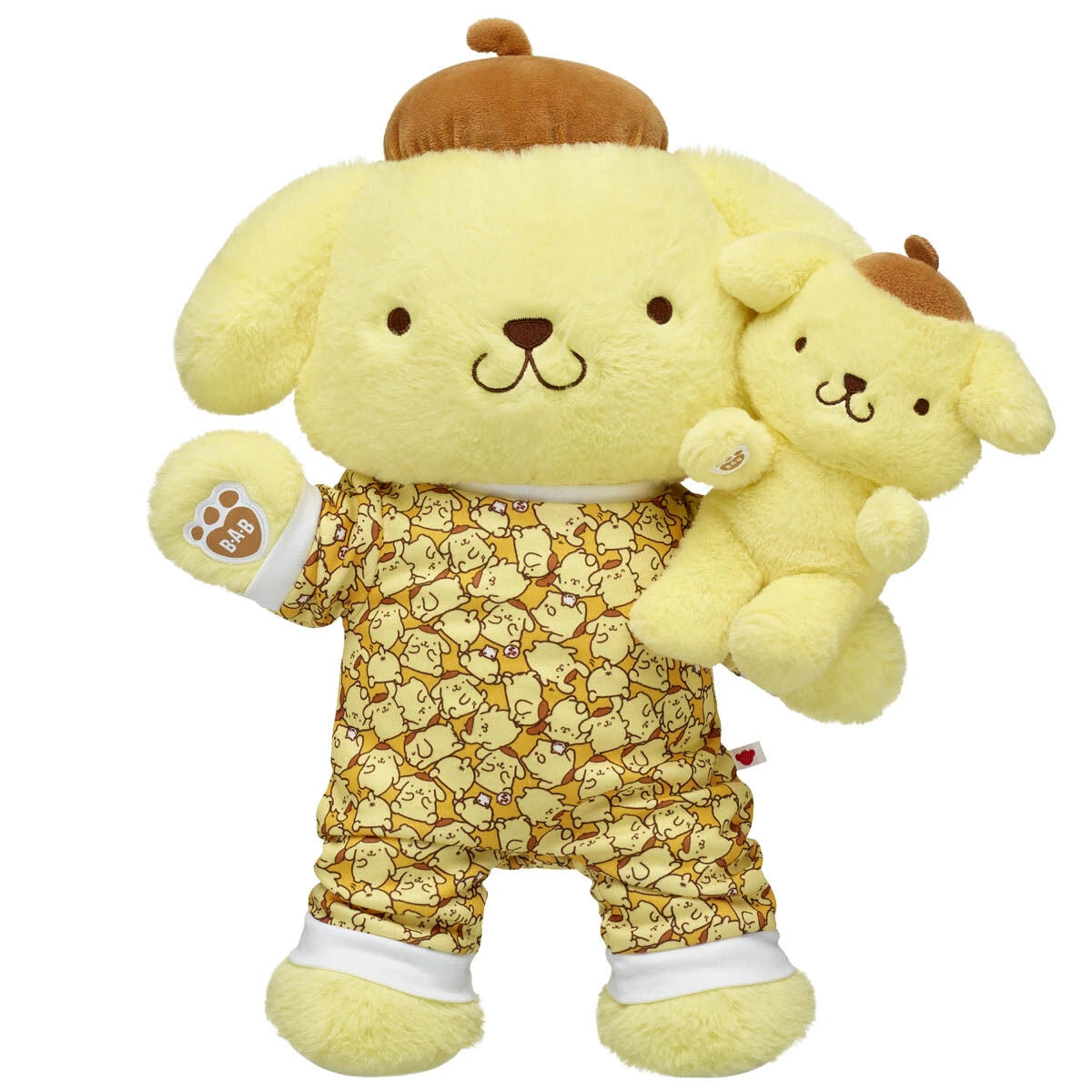Sanrio® Pompompurin™ Plush with Mini Bean® | Build-A-Bear® - US 2291