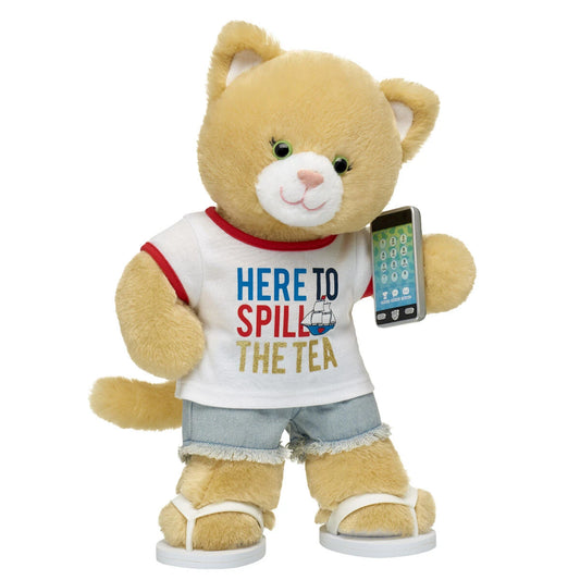 Jennifur Plush Cat Spill the Tea Gift Set - US 4199