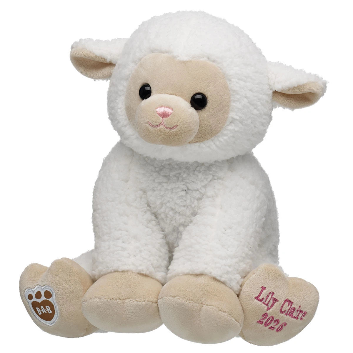 Embroidered Lamb Stuffed Animal Spring Gift Set Easter BAB - US 5383