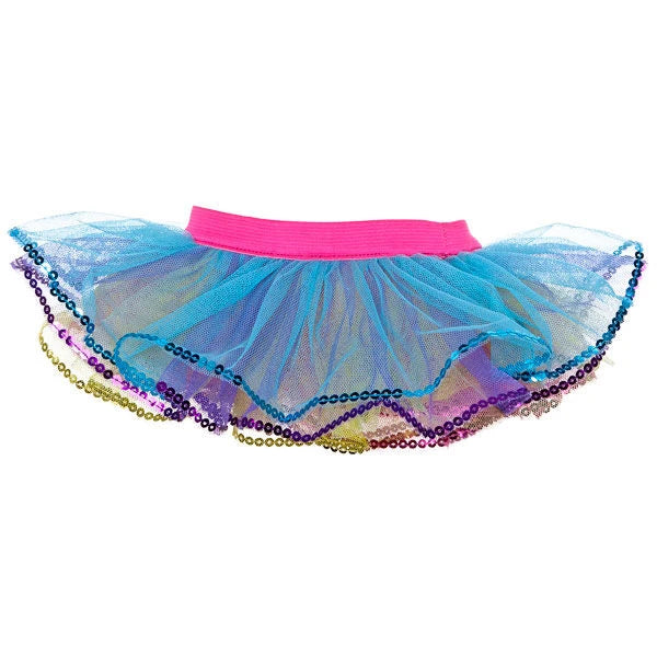 Pawlette™ Bunny Plush Rainbow Sequin Tutu | Build-A-Bear - US 1565