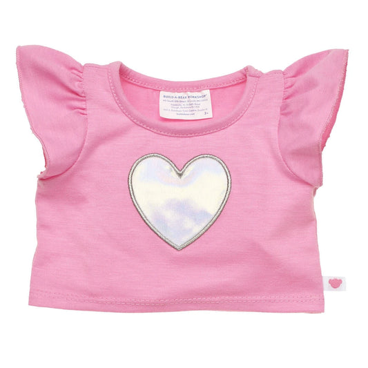 Kabu™ Pink Heart T-Shirt for Plush Toys | Build-A-Bear® - US 4643