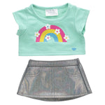 Kabu™ Rainbow Tee &amp; Skirt Set for Plush Toys | Build-A-Bear® - US 1217