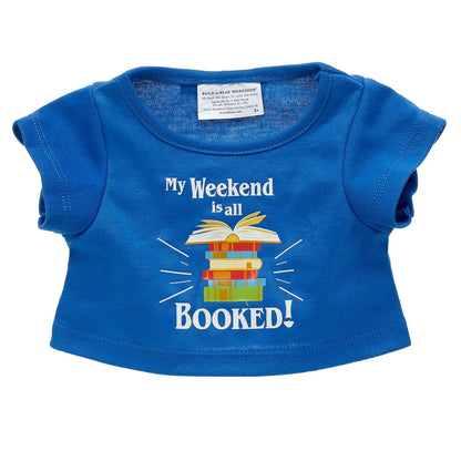 My Weekend Is All Booked T-Shirt for Stuffed Animals | Build-A-Bear® - US 6830