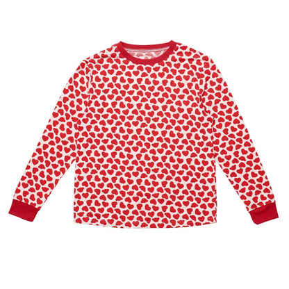 Build-A-Bear Pajama Shop™ Red Hearts PJ Top - Adult - US 8191