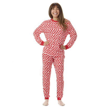 Build-A-Bear Pajama Shop™ Red Hearts PJ Top - Adult - US 8221