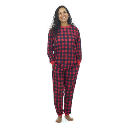 Build-A-Bear Pajama Shop™ Buffalo Check Top - Adult - US 5258