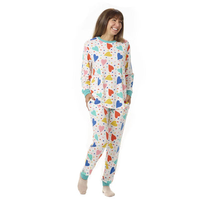 Build-A-Bear Pajama Shop™ Colorful Hearts PJ Top - Adult - US 5278