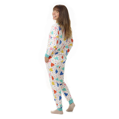 Build-A-Bear Pajama Shop™ Colorful Hearts PJ Top - Adult - US 5278
