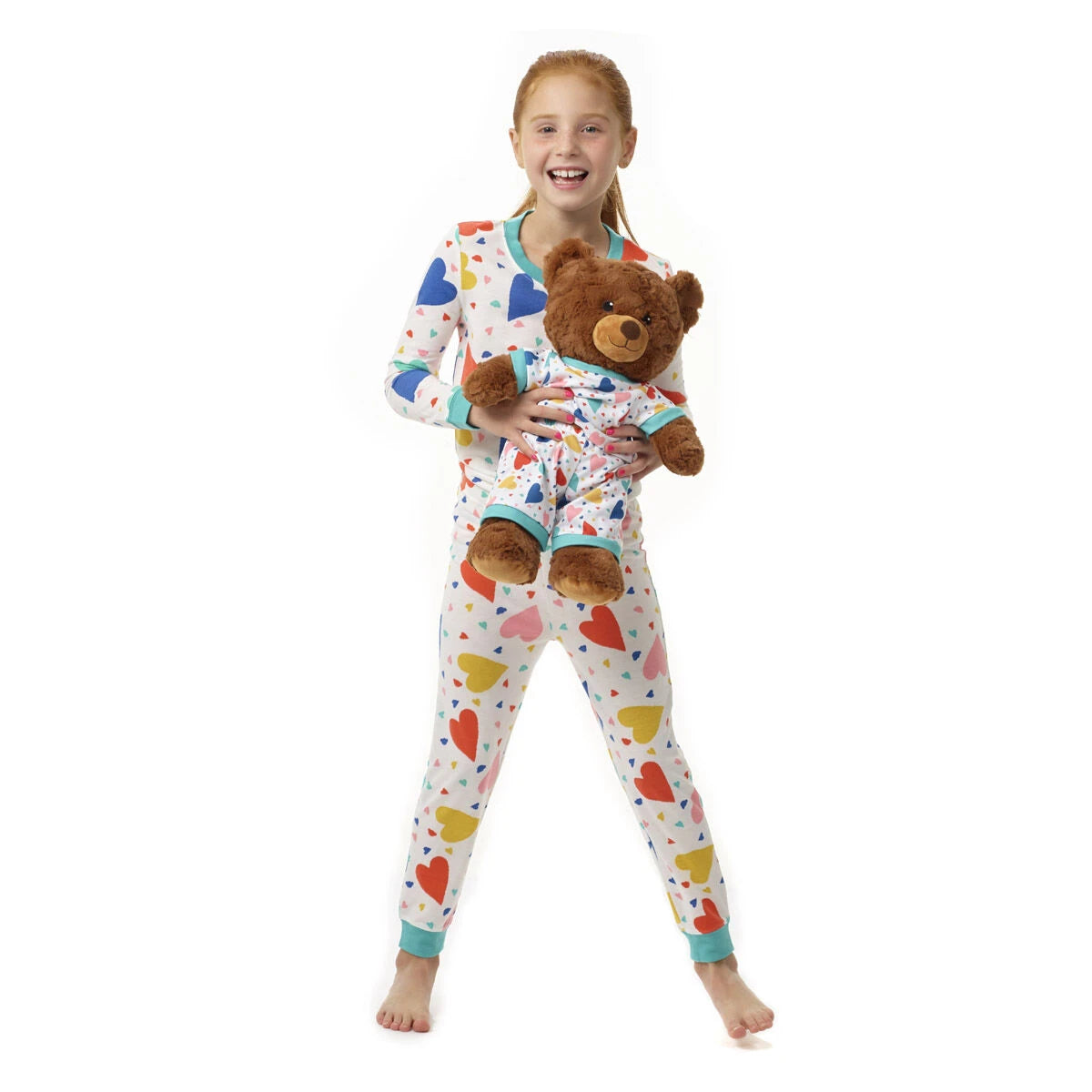 Build-A-Bear Pajama Shop™ Colorful Hearts PJ Pants - Toddler and Youth - US 3220